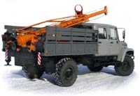 Бурильно-крановая машина БКМ-317 на базе автомобиля «Егерь II