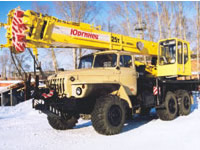 Автомобильный кран КС-55722-1 на шасси автомобиля Урал-55571-10