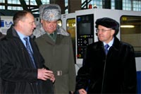 Владимир Анатольевич Болдырев. Делегация Министерства обороны РФ на предприятих Концерна Тракторные заводы 